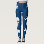 Staatsflagge Süd-Carolina Leggings (Vorderseite)