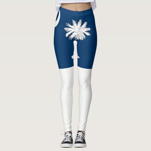 Staatsflagge Süd-Carolina Leggings (Vorderseite)