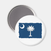 Staatsflagge Süd-Carolina Magnet (Vorderseite/Rückseite)