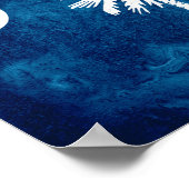 Staatsflagge Süd-Carolina Poster (Ecke)