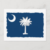 Staatsflagge Süd-Carolina Postkarte (Vorderseite)
