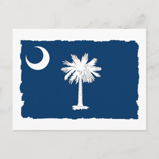 Staatsflagge Süd-Carolina Postkarte (Vorderseite)