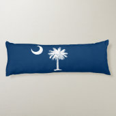 Staatsflagge Süd-Carolina Seitenschläferkissen (Rückseite)