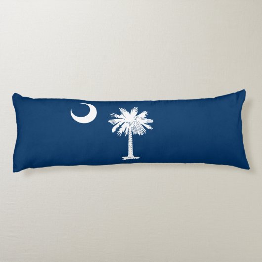 Staatsflagge Süd-Carolina Seitenschläferkissen (Rückseite)