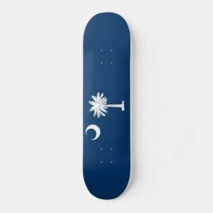 Staatsflagge Süd-Carolina Skateboard