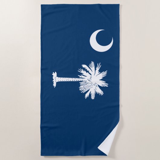 Staatsflagge Süd-Carolina Strandtuch (Vorderseite)