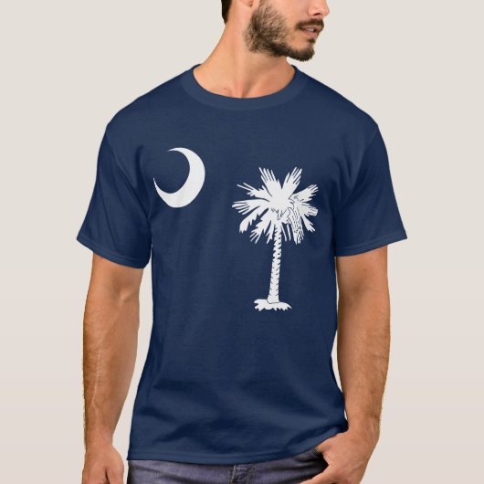 Staatsflagge Süd-Carolina T-Shirt (Vorderseite)