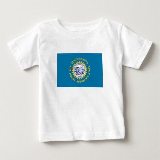 Staatsflagge Süddakota Baby T-shirt (Vorderseite)