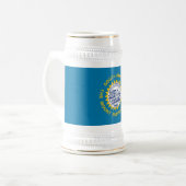 Staatsflagge Süddakota Bierglas (Vorderseite Links)