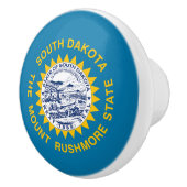 Staatsflagge Süddakota Keramikknauf (Rechts)
