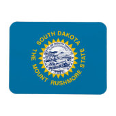 Staatsflagge Süddakota Magnet (Horizontal)
