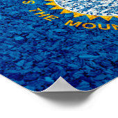 Staatsflagge Süddakota Poster (Ecke)