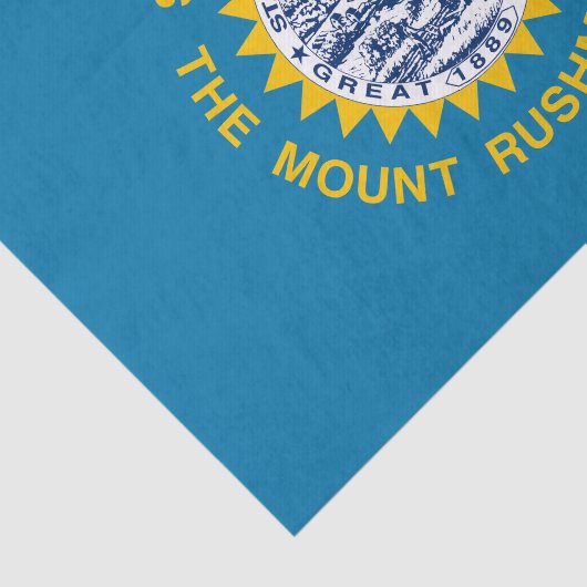 Staatsflagge Süddakota Seidenpapier (Ausschnitt)