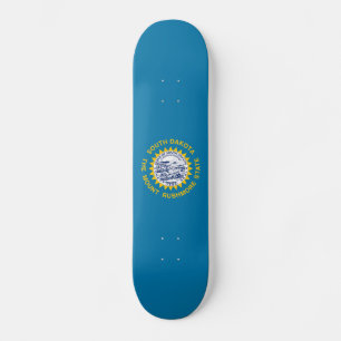 Staatsflagge Süddakota Skateboard