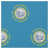 Staatsflagge Süddakota Stoff (Nahaufnahme)