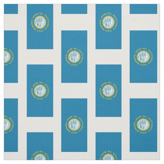 Staatsflagge Süddakota Stoff (Muster)