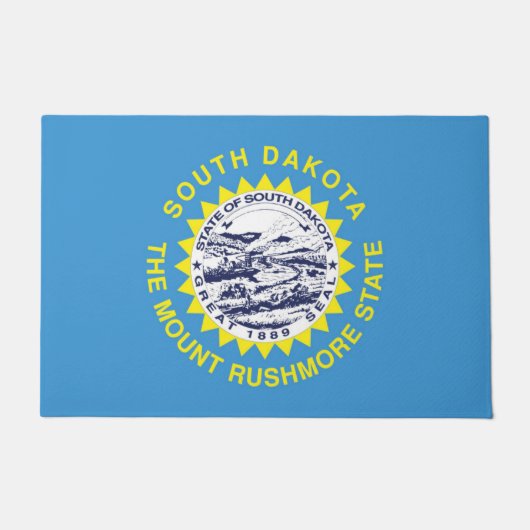 Staatsflagge Süddakota, USA Fußmatte (Vorderseite)