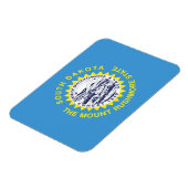 Staatsflagge Süddakota, USA Magnet (Linke Seite)