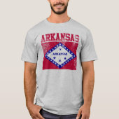 Staatsflagge T - Shirt Arkansas (Vorderseite)
