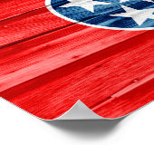 Staatsflagge Tennessee Poster (Ecke)