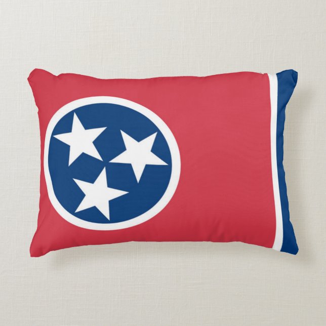 Staatsflagge Tennessee, USA Dekokissen (Vorderseite)