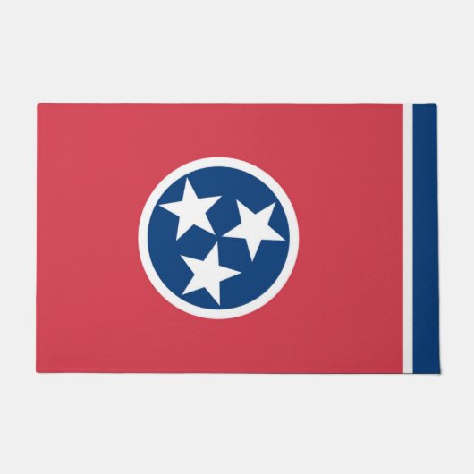 Staatsflagge Tennessee, USA Fußmatte (Vorderseite)
