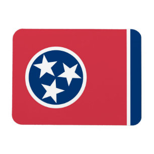 Staatsflagge Tennessee, USA Magnet