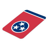 Staatsflagge Tennessee, USA Magnet (Linke Seite)