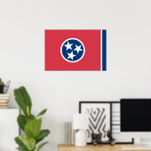 Staatsflagge Tennessee, USA Poster (Heimbüro)