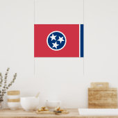 Staatsflagge Tennessee, USA Poster (Küche)