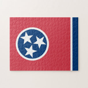 Staatsflagge Tennessee, USA Puzzle