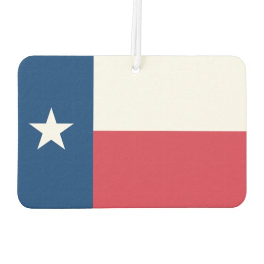 Staatsflagge Texas Autolufterfrischer (Rückseite)