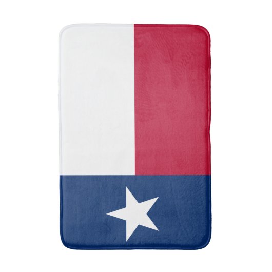 Staatsflagge Texas Badematte (Vorderseite Vertikal)
