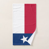 Staatsflagge Texas Badhandtuch Set (Handtuch)