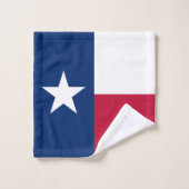 Staatsflagge Texas Badhandtuch Set (Waschlappen)