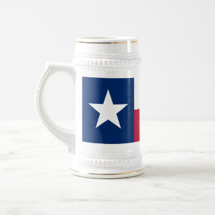 Staatsflagge Texas Bierglas