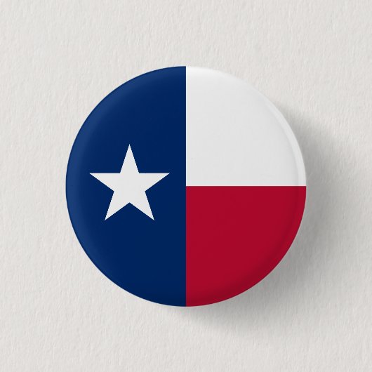 Staatsflagge Texas Button (Vorderseite)