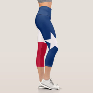 Staatsflagge Texas Capri Leggings