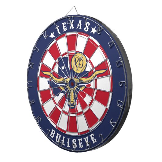 Staatsflagge Texas Dartscheibe (Vorderseite rechts)