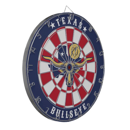 Staatsflagge Texas Dartscheibe (Vorderseite Links)