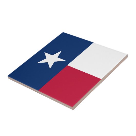 Staatsflagge Texas Fliese (Seite)