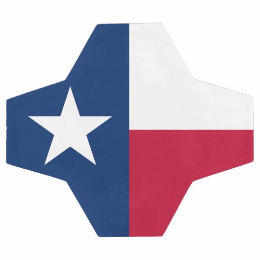 Staatsflagge Texas Fußball (Flach)