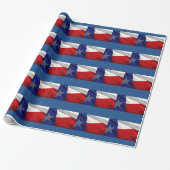 Staatsflagge Texas Geschenkpapier (Ungerollt)