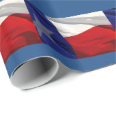 Staatsflagge Texas Geschenkpapier (Rolleneckpunkt)