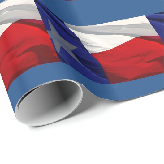 Staatsflagge Texas Geschenkpapier (Rolleneckpunkt)