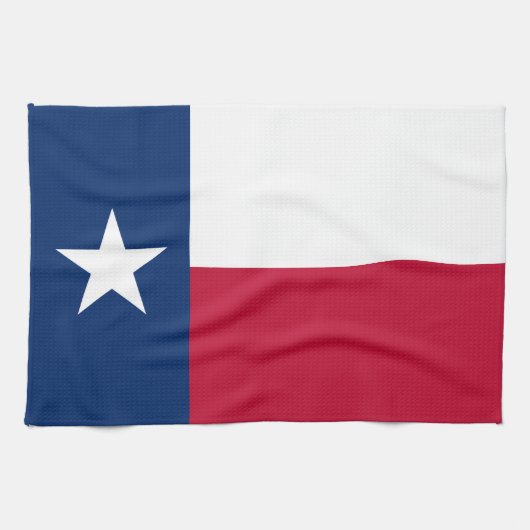 Staatsflagge Texas Geschirrtuch (Horizontal)