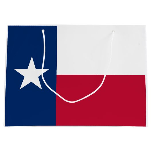 Staatsflagge Texas Große Geschenktüte (Vorderseite)