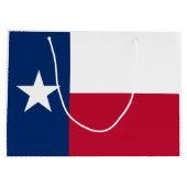 Staatsflagge Texas Große Geschenktüte (Rückseite)