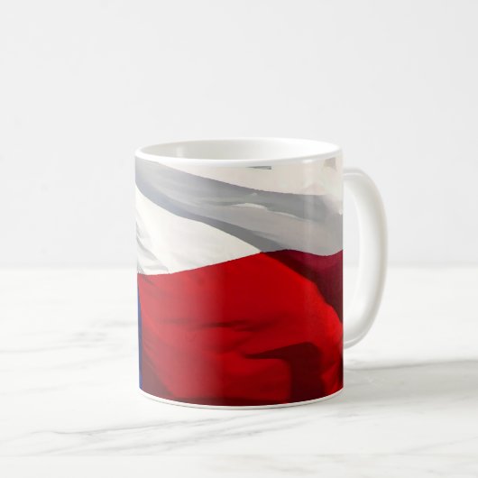 Staatsflagge Texas Kaffeetasse (VorderseiteRechts)