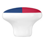 Staatsflagge Texas Keramikknauf (Seitenansicht)